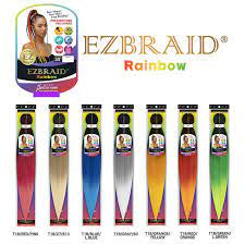 EZ Braid 30In Rainbow Braiding Hair